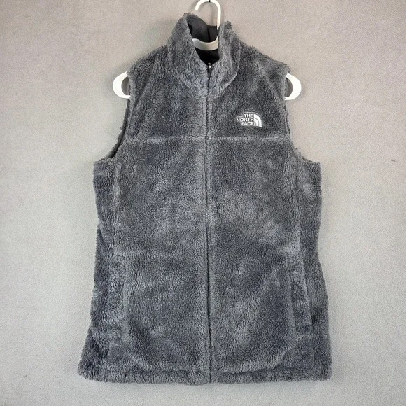 The North Face Vest Womens S Mossbud Reversible Insulated Fleece Puffer NF0A4R3G - Picture 2 of 9